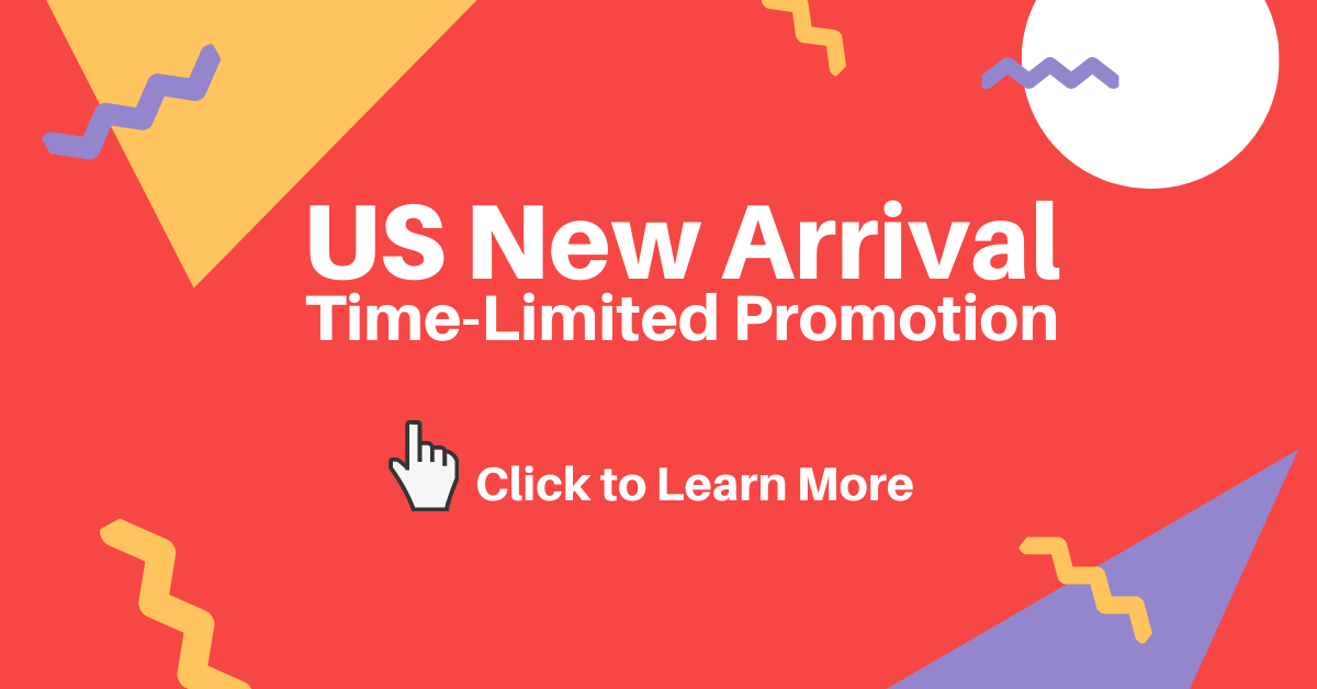 Us new arrival promotion